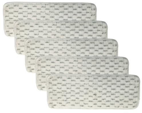 vhbw Wischtuch Set (5-tlg.) kompatibel mit Vileda Easy Twist Bodenwischer | 25 x 13 x 2 cm