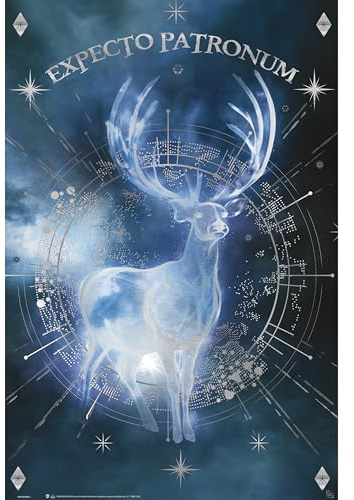 GB eye Harry Potter Poster mit Metalleffekt, Expecto Patronum, 91,5 x 61 cm