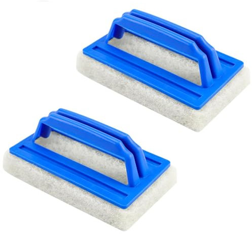 Brosse Éponge Ligne d'eau,2 PCS Brosse De Nettoyage De Piscine Eponge Magique Piscine Brosse Plancher Mur Piscine pour Nettoyer Piscine Spa Baignoires Murs