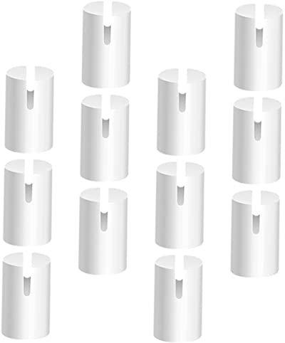 JOINPAYA 12pcs Banjo Nut Replacement Cattle Bone Slotted String Nuts for Enhanced Sound Quality Easy to Install Banjo Accessories