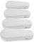 AUTSUPPL 4 Pcs Curtain Bead Handle Curtain Rod Brackets Window Blinds The Wire Blind Cord Hooks Cord Shortener Blind Replacement Balls Ceiling Track for Curtains Blind Cord Tassel White Abs