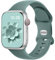 Dirrelo Compatibles con Correa Apple Watch 44mm 46mm 45mm 42mm 49mm Hombre, Pulsera Deportiva Silicona Suave Duradero Reemplazo para iWatch SE Ultra 2 Series 10 9 8 7 6 5 4 3 2 1, Verde Pino