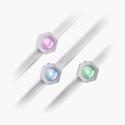 Nanoleaf Smart RGBICW Outdoor Wall Lights Erweiterungspack (5M, Starterpack erforderlic), Mehrfarben & Warm-/Kaltweiß, IP67 wasserdicht