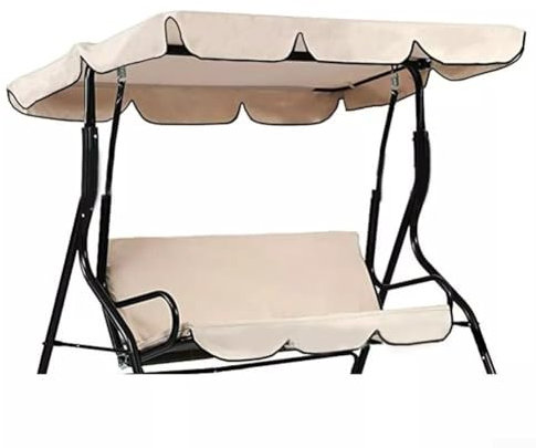 Oxford Tuch Gartenschaukel Baldachin Abdeckung für Gartenmöbel Regen und Staub Schutz (Grün)