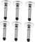 LABRIMP 6Pièces Stylet Tactile avec Embouts pour Écrans Tactiles Durable et Silencieux pour Dessin et Prise de Notes