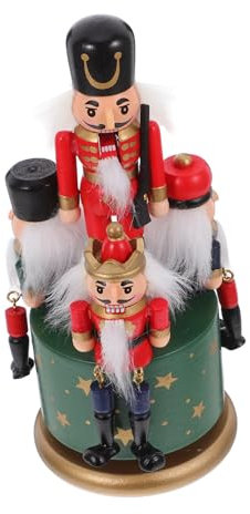 WATIIFUFU Boîte à Musique Casse-Noisette Rotative De Noël Décoration Main Cadeau pour Maison Bureau