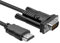 AKDDNZX Cable convertidor de vídeo HDMI a VGA, Adaptador Macho HD-15, 1080P, 1,5 m, for DVD, proyector, Playstation 4, PS4/3, TV Box a Monitor.