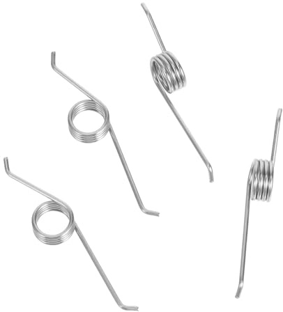 HEALLILY 4pcs Trash Can Lid Spring Replacement Part Sturdy Torsional Spring for Smooth Operation for Kitchen Waste Bins