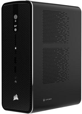 Corsair AI WORKSTATION 300 Desktop PC – AMD Ryzen AI Max 385 CPU – AMD Radeon 8050S iGPU (Up to 48GBs vRAM) – 64GB LPDDR5X 8000MHz Memory – 1TB M.2 SSD – Black