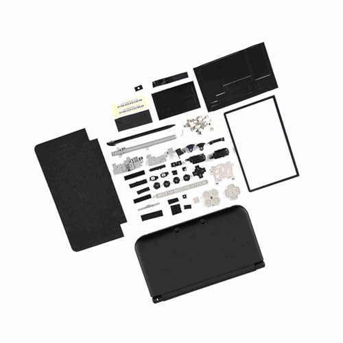 Generic Kit de Remplacement de Coque de Boîtier Complet 3DS XL pour Réparation de Console de Jeu, Matériau Durable pour une Utilisation à Long Terme, Conception Compacte, Idéal pour Réparer des