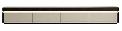 Meuble TV élégant Peu encombrant avec Portes coulissantes, mobilier Moderne for Le Salon(2.4m)