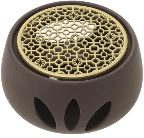 Luxshiny Japanischer zum Warmhalten von Tee mit Kerzenfuß Teekannenwärmer aus Keramik Elegantes Teezubehör für Gleichmäßige Wärme zu Hause und Büro