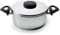 Lacor - 85026 - Faitout - avec le couvercle Inox -26 cm, Noir/Argenté.