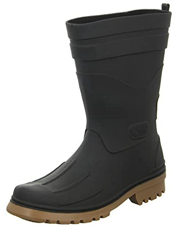 Bockstiegel Gummistiefel in Übergrößen Schwarz Dirk - Schwarz/para große Herrenschuhe, Größe:42