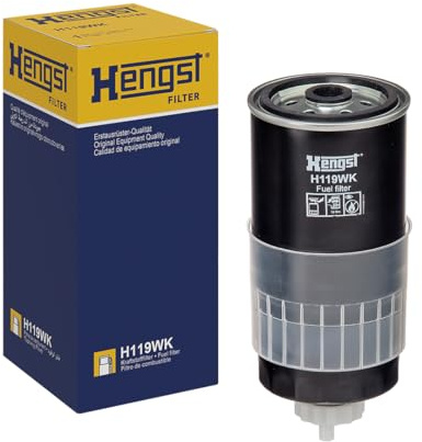 HENGST - Kraftstofffilter H119WK - Hochwertiger Kraftstoff-Anschraubfilter für KFZ - Entfernt Staub und Schmutz aus Otto- oder Dieselmotoren - Schützt das Einspritzsystem