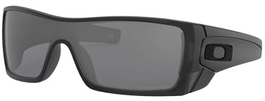 Oakley mens OO9101 Batwolf Rectangular Sunglasses, Matte Black Ink/Black Iridium Polarized, 27 mm
