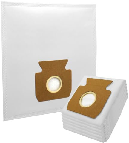 MisterVac compatibile con sacchetti per aspirapolvere sacchetti di ricambio 10 pezzi Miele DE LUXE S125, AirClean S125