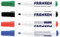 FRANKEN Board-Marker U-Act! Line, 3 mm feine Spitze, 4 Stück, farblich sortiert, Z1999