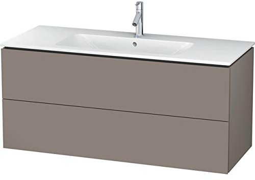 Duravit l-cube Waschtisch Waschbecken 550 x 1220 x 481 Basalt matt