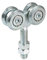Carrelli P/Cancelli In Ferro Art.331 4 Cuscinetti Dia.Mm. 54
