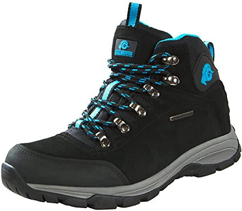 GUGGEN Mountain M014 Damen Trekking-& Wanderstiefel Outdoorschuhe wasserdicht mit Membran und Wildleder