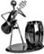 Xdorra Novelty Metal Pen Pencil Holder Cup Kids Music Gift- Cute Bass Desk Organizer Pen Holder Pot Bookshelf Decro Student Gift Metal Decoration for Office and home (Black)