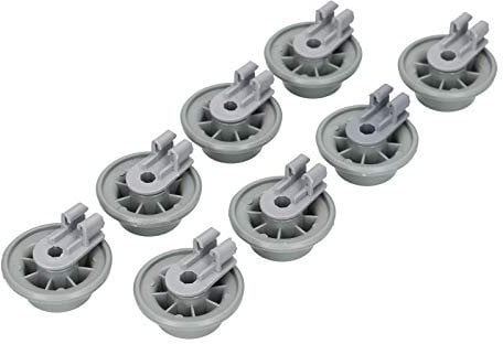 8x basket rolls set with roll holder dishwasher dishwasher lower basket for Bosch Siemens 00611475 Küppersbusch 436718
