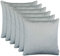 Brandsseller Outdoor Garten Kissen Dekokissen Wabenoptik Schmutz- und Wasserabweisend mit Reißverschluss ca. 45x45cm 6er Set Hellgrau