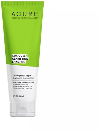 Acure Curiously Clarifying Shampoo Lemongrass & Argan 236 Ml