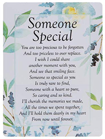 Widdle Celebrations Someone Special Waterproof Graveside Memorial Card – TY206