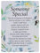Widdle Celebrations Someone Special Waterproof Graveside Memorial Card – TY206