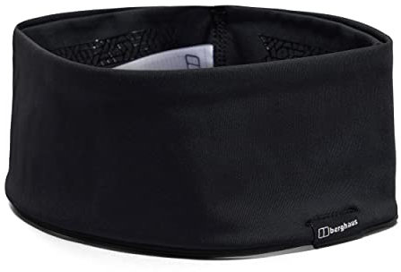 Berghaus Unisex Inflection Headband | Stretch | Comfort, Black/Black
