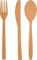 Besteck (Gabel, Messer, Löffel) als Pinnwand aus Kork XXL ca. 80x50 | Umriss Besteck (Gabel, Messer, Löffel) zum Pinnen und als Wanddeko | Tolle CORKWORLD | Detailgenau & Hochwertig