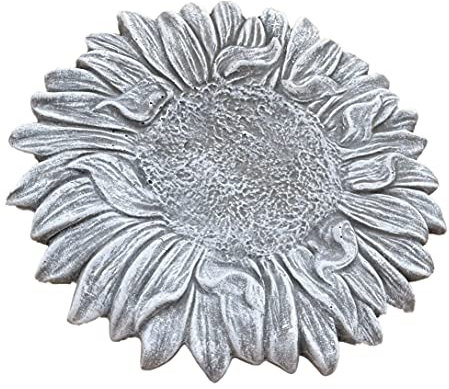 stoneandstyle Vogeltränke Insektentränke Sonnenblume Steinguss frostfest