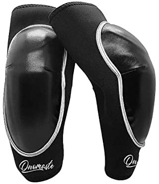 ONOMASTE – Codera Muay Thai MMA Boxeo Tailandés Boxe Thai protege codo tendinitis Protección codo (Black*Negro, único)
