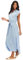BILLABONG Lovely Ways-Abito Midi con Bottoni sul Davanti Vestito Casual, Blu Dolce, M Donna