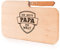 AMAVEL Schneidebrett mit Messer: Geschenk für Papa, Holzbrett mit Gravur, Bester Papa Geschenk, Frühstücksbrett, Geburtstagsgeschenke, Vatertagsgeschenk, Brettchen mit Frühstücksmesser