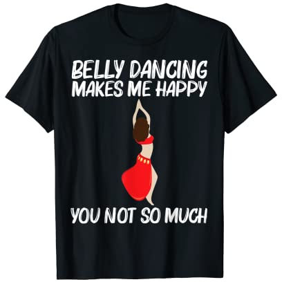 Cooler Bauchtanz für Männer und Frauen, schimmernder Tänzer T-Shirt