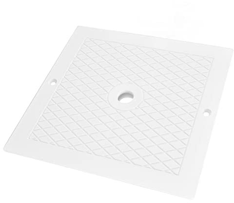 Qcwwy Accessori per Piscina Copertura per Skimmer Quadrata da 25,5 Cm, Filtrazione Efficace Facile da Installare Copertura per Skimmer Quadrato per Piscina Spa Coperchio per Skimmer per