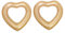 Toyvian 2Pcs Fun Universal cm Erwachsene Herz Herz-Weißer Ring-Inneres Spielzeug Für Aufblasbare Schwimmer Wasserschlauch Strand Schwimmerringe Partyspielzeuge (Farbe zufällig)