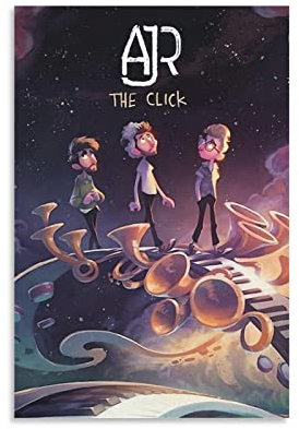 AJR THE CLICK Leinwand-Poster, Schlafzimmerdekoration, Landschaft, Büro, Valentinstag, Geburtstag, ohne Rahmen, 30 x 45 cm