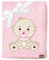 Be Mammy Warme Kuscheldecke Babydecke Blanket Baby Geschenk BE20-168 (Puderrosa - Mädchen)