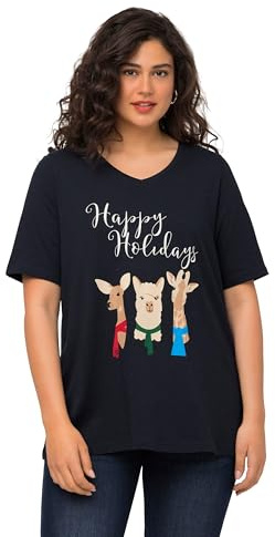T-Shirt, V-Neck, Christmas Tiere