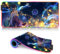 Tappetini per Mouse XL LED Genshin Impact RGB Big Full Keyboard Tappetino da scrivania Xiao per Computer Laptop Gamers personaggio del gioco 7 Colori e 12 modalità （35x60cm）