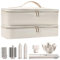 Wjiang Carrying Case for Dyson Airwrap Supersonic Hair Dryer - Double-Layer Travel Storage Bag for Revlon Hair Dryer Brush & Accessories