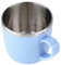 Wheat Straw Cup, Stainless Steel Wheat Straw Cup Flasks Water CoffeeMilk Mug (Blue)