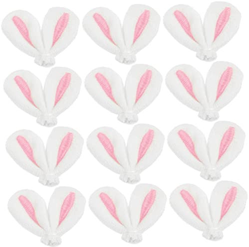 BESTonZON 20stücke Teiliges Kaninchenohren Haarschmuck Bastelzubehör Für Frauen Kreative Haarspangen Dekoration Für Schule Und Freizeit Und Leicht Für Individuelle Projekte
