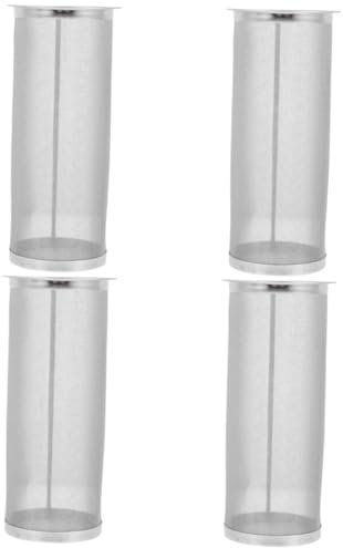 Alipis 4pcs Stainless Steel Tea Strainer Infuser Fine Mesh Filter for Tea and Coffee Pot Accessory