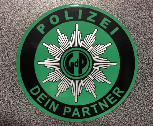 GdP Aufkleber Gewerkschaft der Polizei GdP grün NEUWARE DAS ORIGINAL