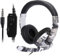 Rankomu Auriculares para juegos montados en la cabeza, auriculares de camuflaje blanco para PS4, diseño sobre la oreja, micrófono ajustable, conexión con cable, ajuste cómodo